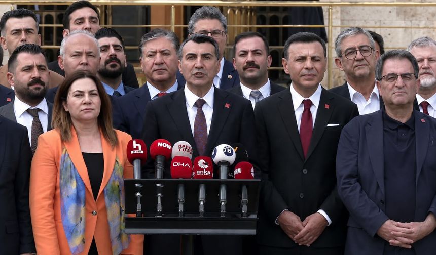 CHP İl Başkanlarından TBMM’de Ortak Açıklama: Talat Yalaz da Katıldı