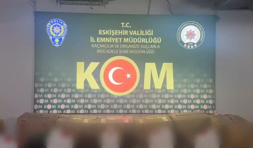 Eskişehir'de 2 Bin Litre Kaçak Alkol Ele Geçirildi