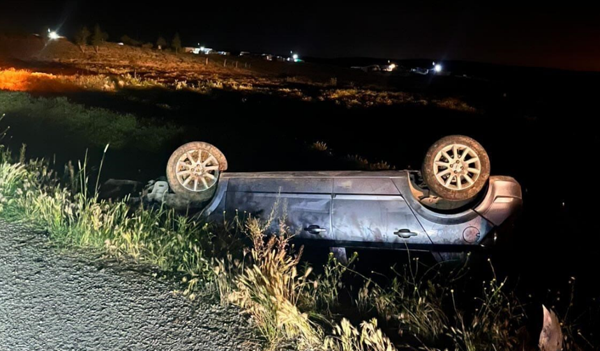 Eskişehir’de Takla Atan Araçta 1 Yaralı