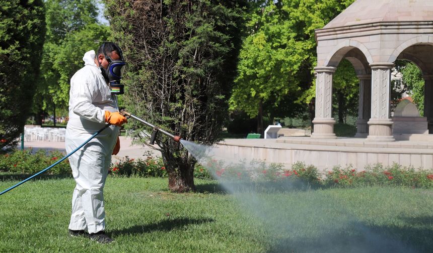 Eskişehir’de Yazlık İlaçlama Çalışmaları Devam Ediyor