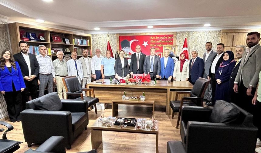 ESO Yönetiminden MHP İl Başkanı Sezer’e Ziyaret