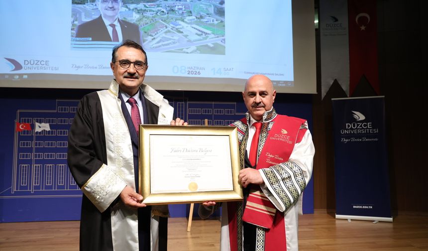 Fatih Dönmez’e Fahri Doktora Unvanı Verildi