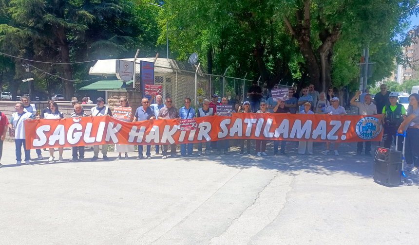 Hastaneler Halkındır Platform'undan Özelleştirmelere Tepki