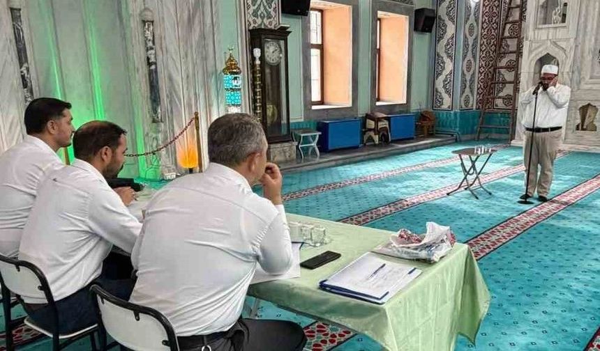 Odunpazarı'nda Ezanı Güzel Okuma Yarışmasında Birinciler Belli Oldu