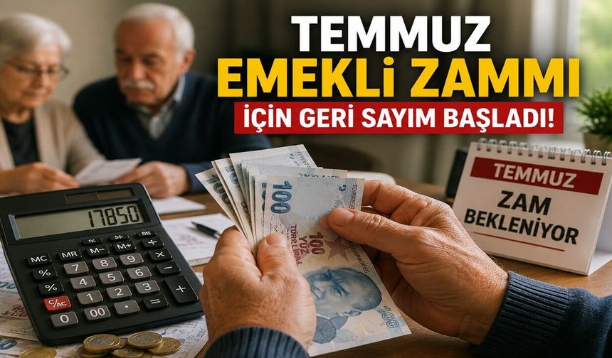 Temmuz Emekli Zammı İçin Geri Sayım Başladı