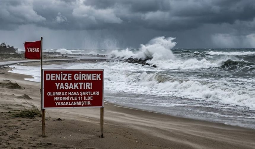 11 İlde Yasak Getirildi: Denize Girmek Yasaklandı