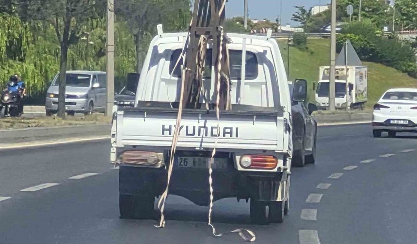 Eskişehir Çevre Yolunda Tehlikeli Görüntü Kameralara Yansıdı