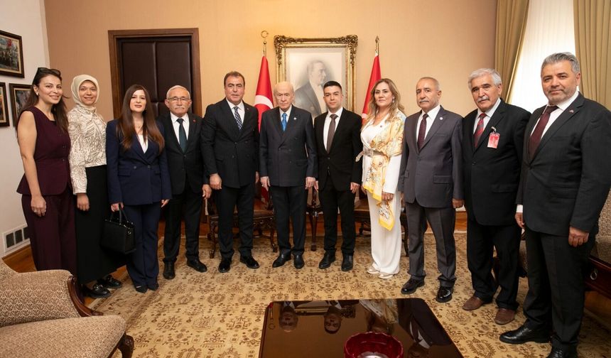 Bahçeli, MHP Eskişehir Teşkilatını Kabul Etti