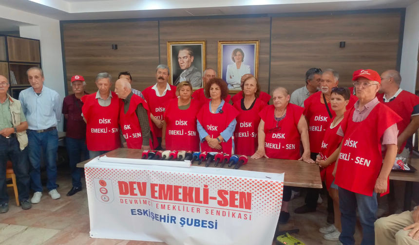 Dev DİSK Emekli-Sen'den Ülke Genelinde Ortak Açıklama