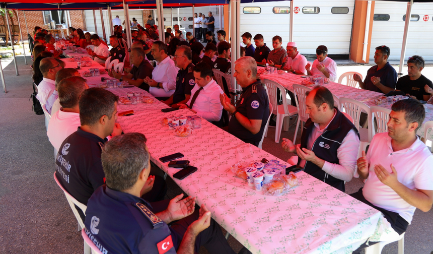 Eskişehir İtfaiyesi'nden Şehit Kahramanlara Vefa