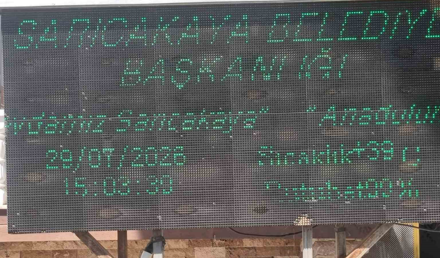 Sarıcakaya Adana'yla Sıcaklıkta Yarıştı