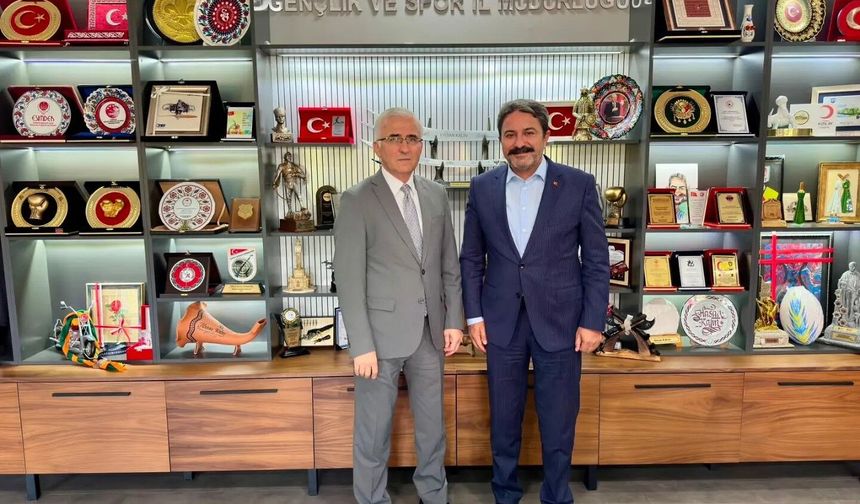 ESOGÜ Rektörü Çolak'tan İl Müdürü Hasan Kalın'a ziyaret