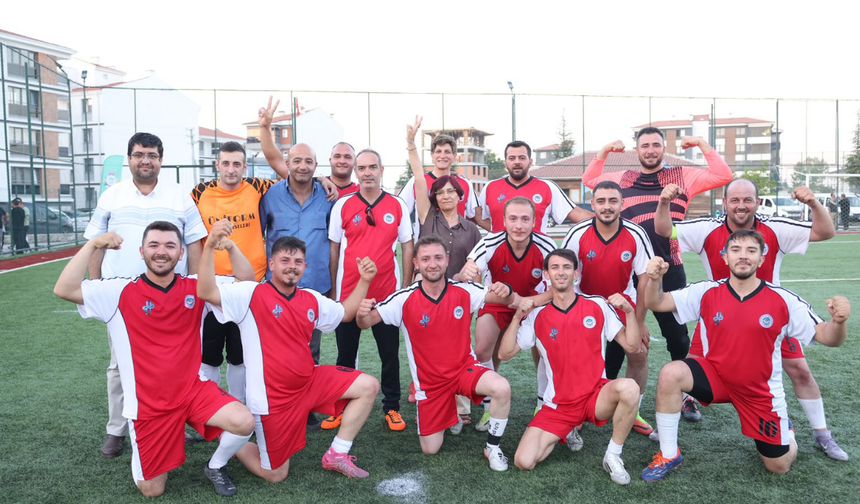 Odunpazarı Belediyesi Futbol Turnuvası’nda Şampiyon Belli Oldu