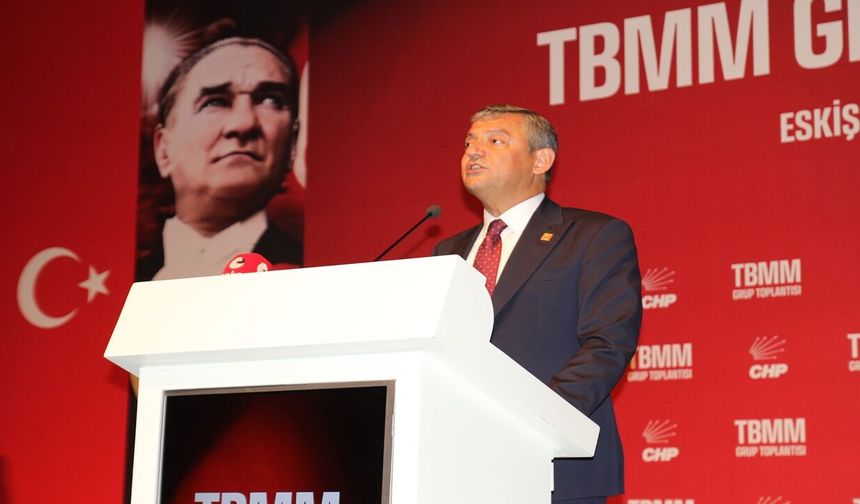 Özgür Özel Eskişehir'de Grup Toplantısı'nda Konuştu