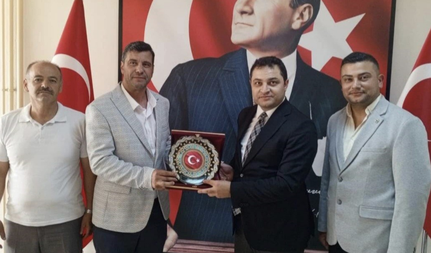 Sivrihisar Esnaf Odalarından Kaymakam Temel'e Ziyaret