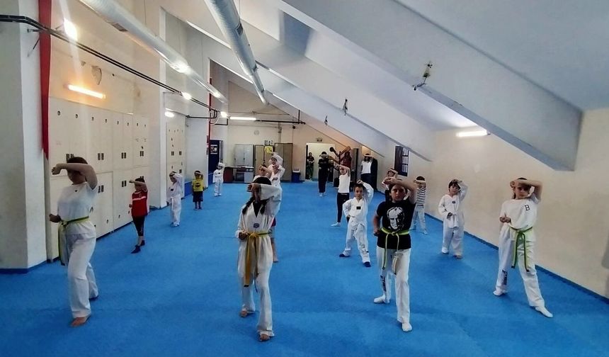 Eskişehir'de Taekwondo Antrenmanları Yaz Boyunca Sürüyor