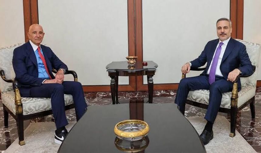 Bakan Fidan, ABD Büyükelçisi Tom Barrack’ı Kabul Etti