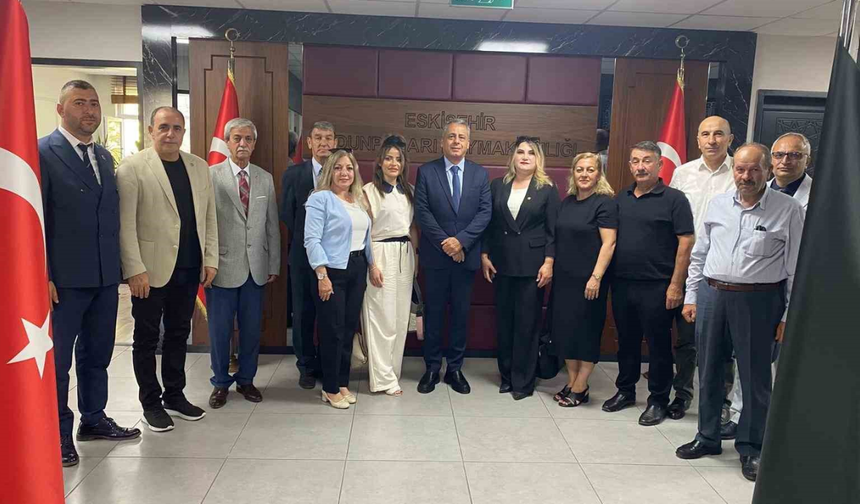 Odunpazarı Muhtarlarından Kaymakam Şahin’e Ziyaret
