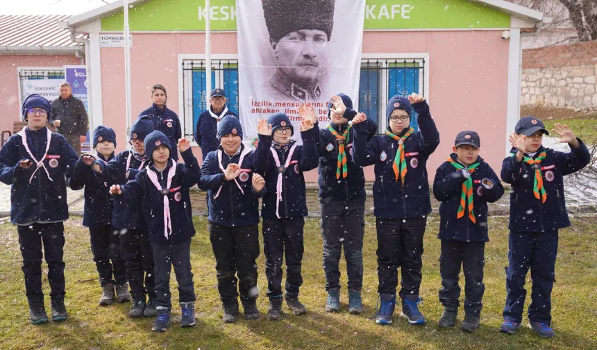 Tepebaşı İklim İzcileri Eskişehir Kış Kampında Buluştu