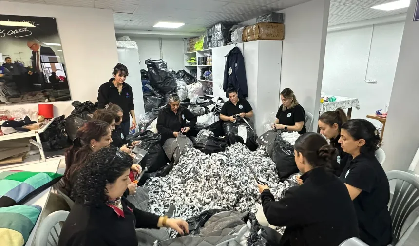 Odunpazarı’nda Atık Kumaşlar Yeni Ürünlere Dönüşüyor