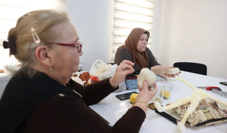 Odunpazarı'nda 'Bez Bebek Atölyesi' İlgi Görüyor