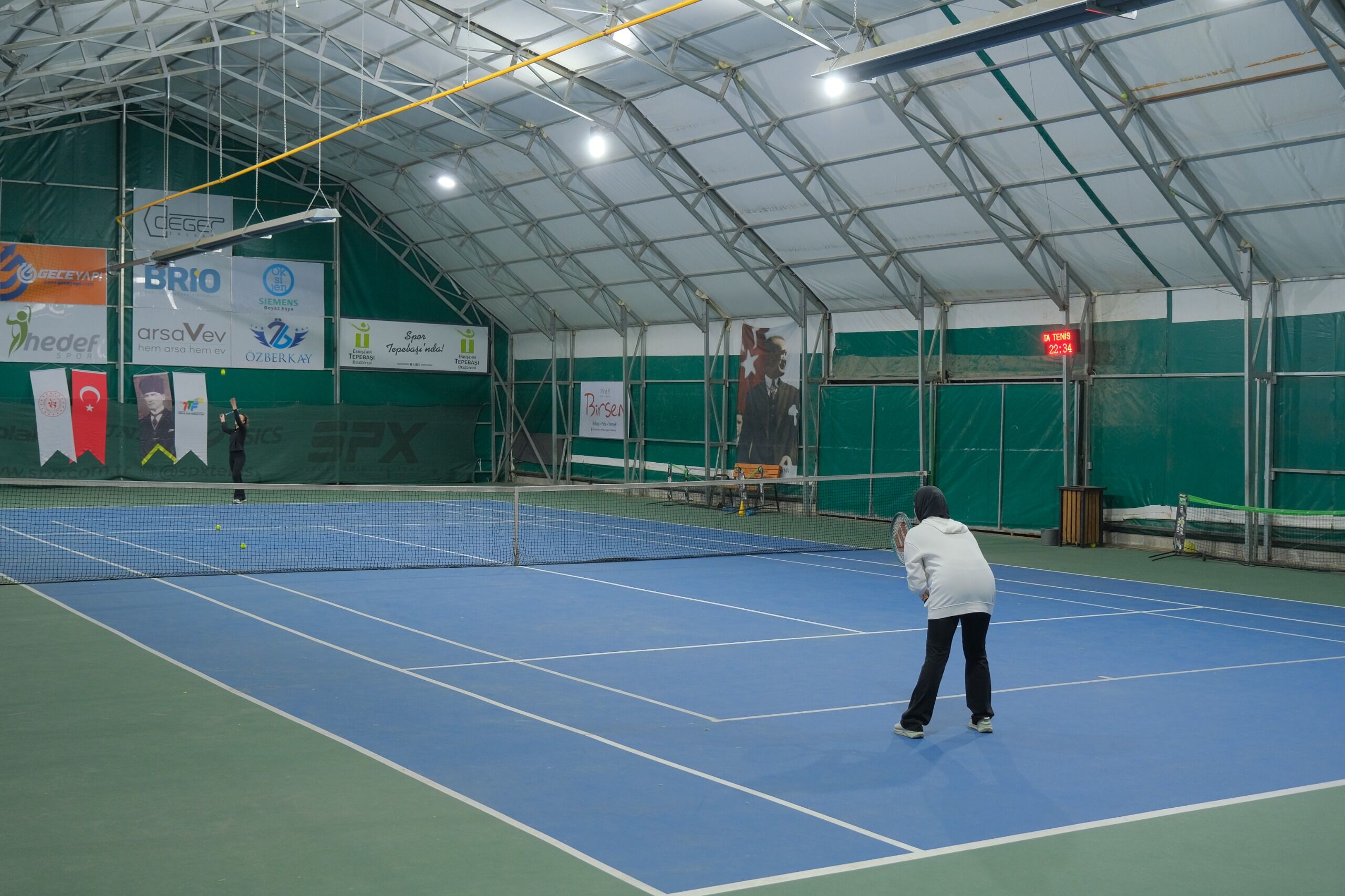 8 Mart’a Özel Tenis Turnuvası Başladı (2)