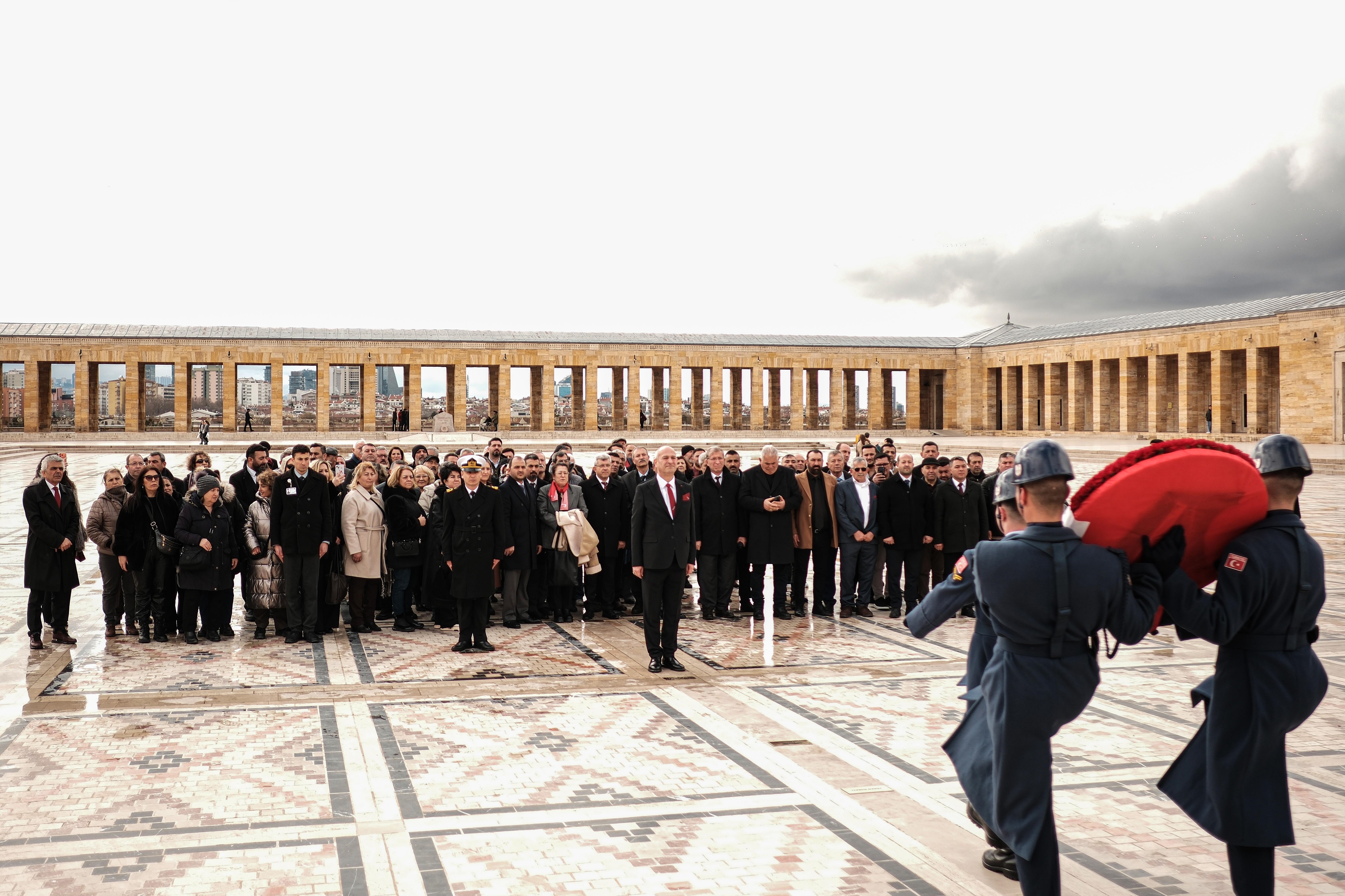 Eskişehir Alevi Bektaşi Derneklerinden Anıtkabir'e Ziyareti (3)