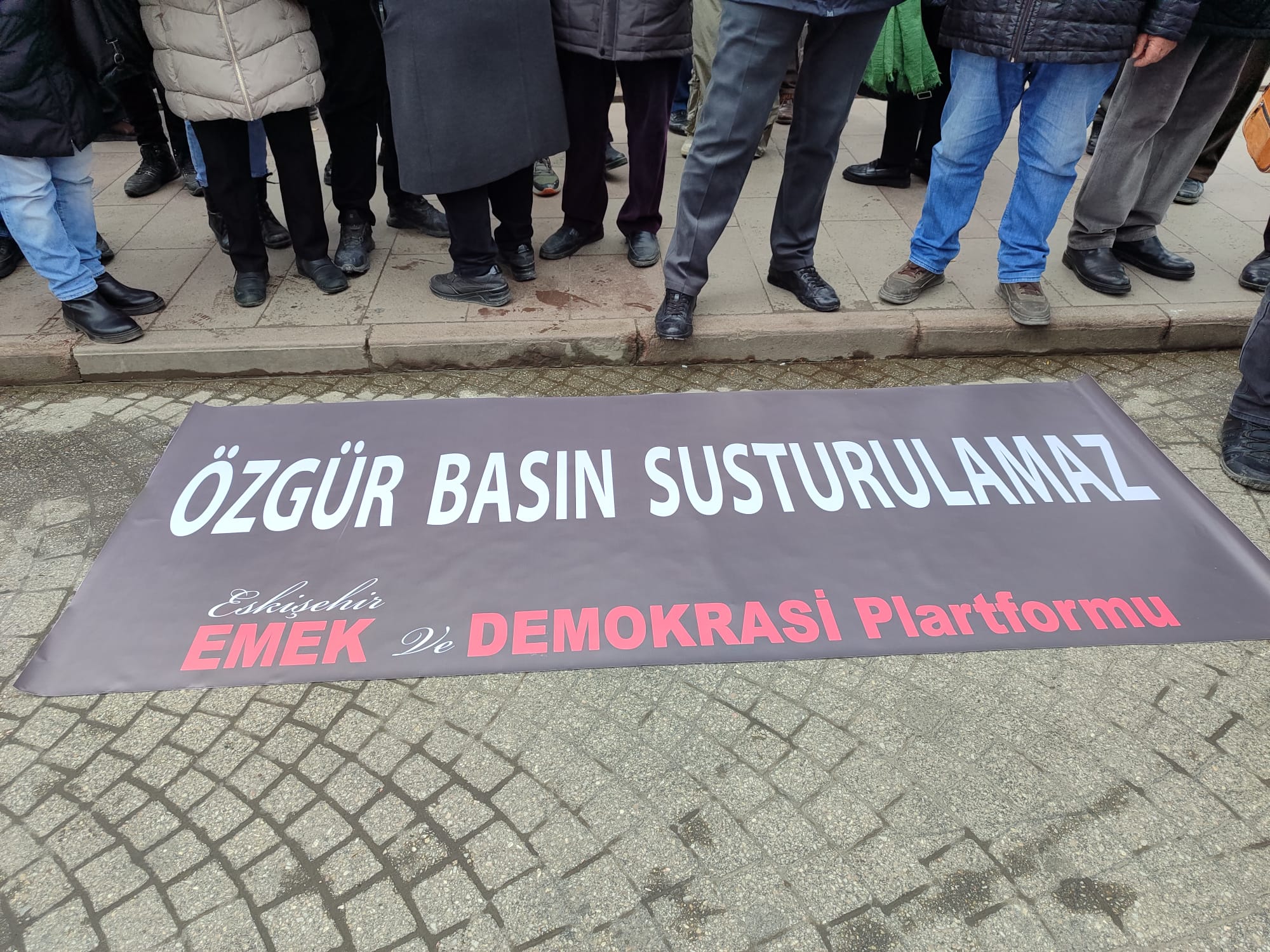 Eskişehir’de Basın Özgürlüğü Eylemi