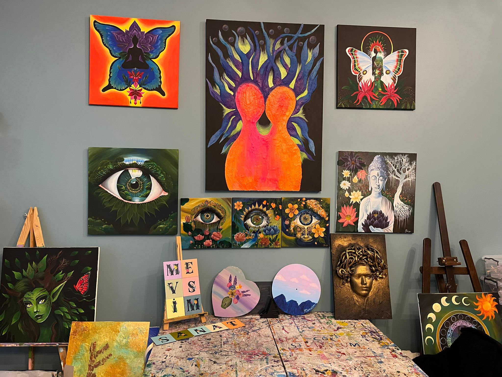 Kurduğu Atölyede Yaratıcılığını Sergiliyor (2)