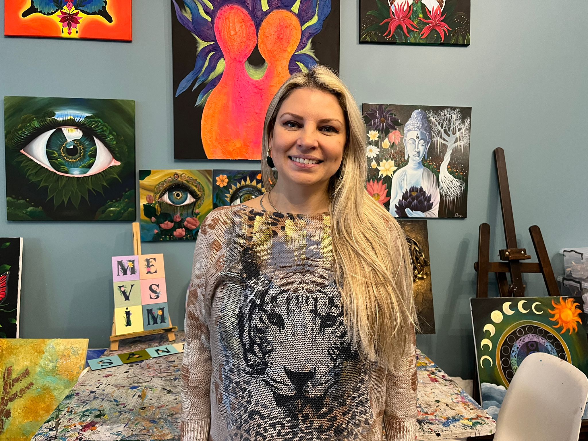 Kurduğu Atölyede Yaratıcılığını Sergiliyor (3)