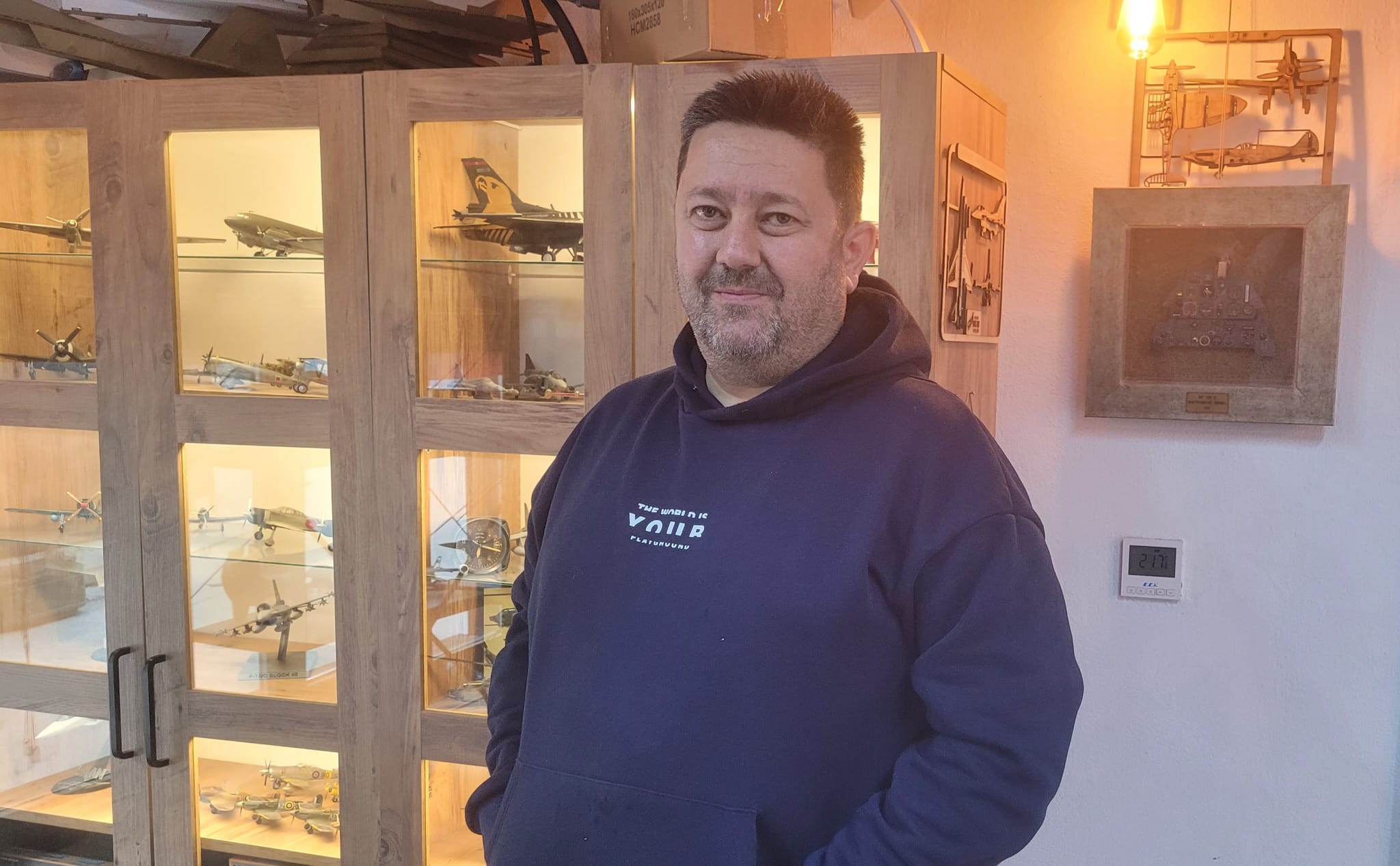 Model Uçak Tutkusu Atölyede Hayat Buldu (5)