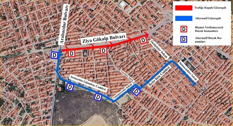 Pazar Günü Eskişehir Yol Haritası