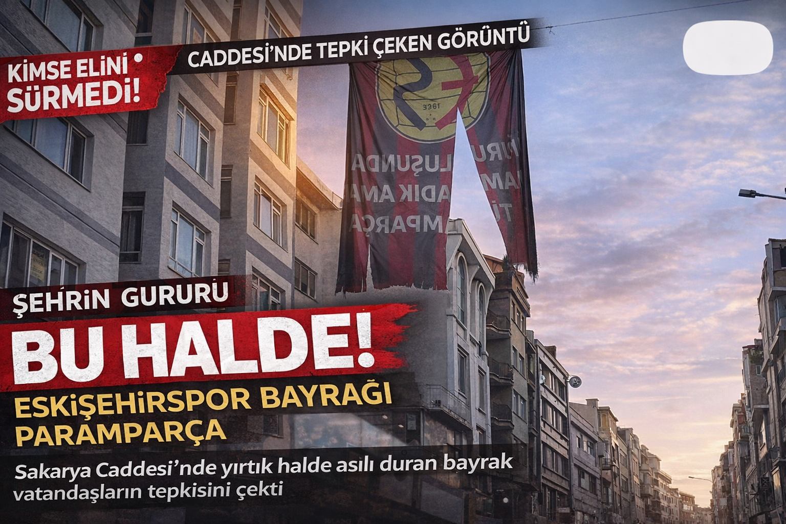 Sakarya Caddesi’nde Görenlerin İçini Sızlatan O Görüntü: Kimse Elini Sürmedi