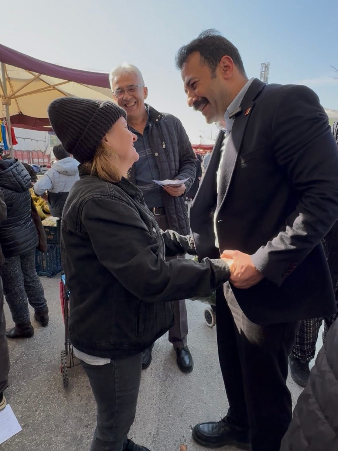 Chp’li Yalaz Pazarda Sorun Dinledi (13)