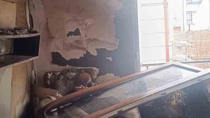 Eskişehir'de Apartman Dairesinde Yangın!