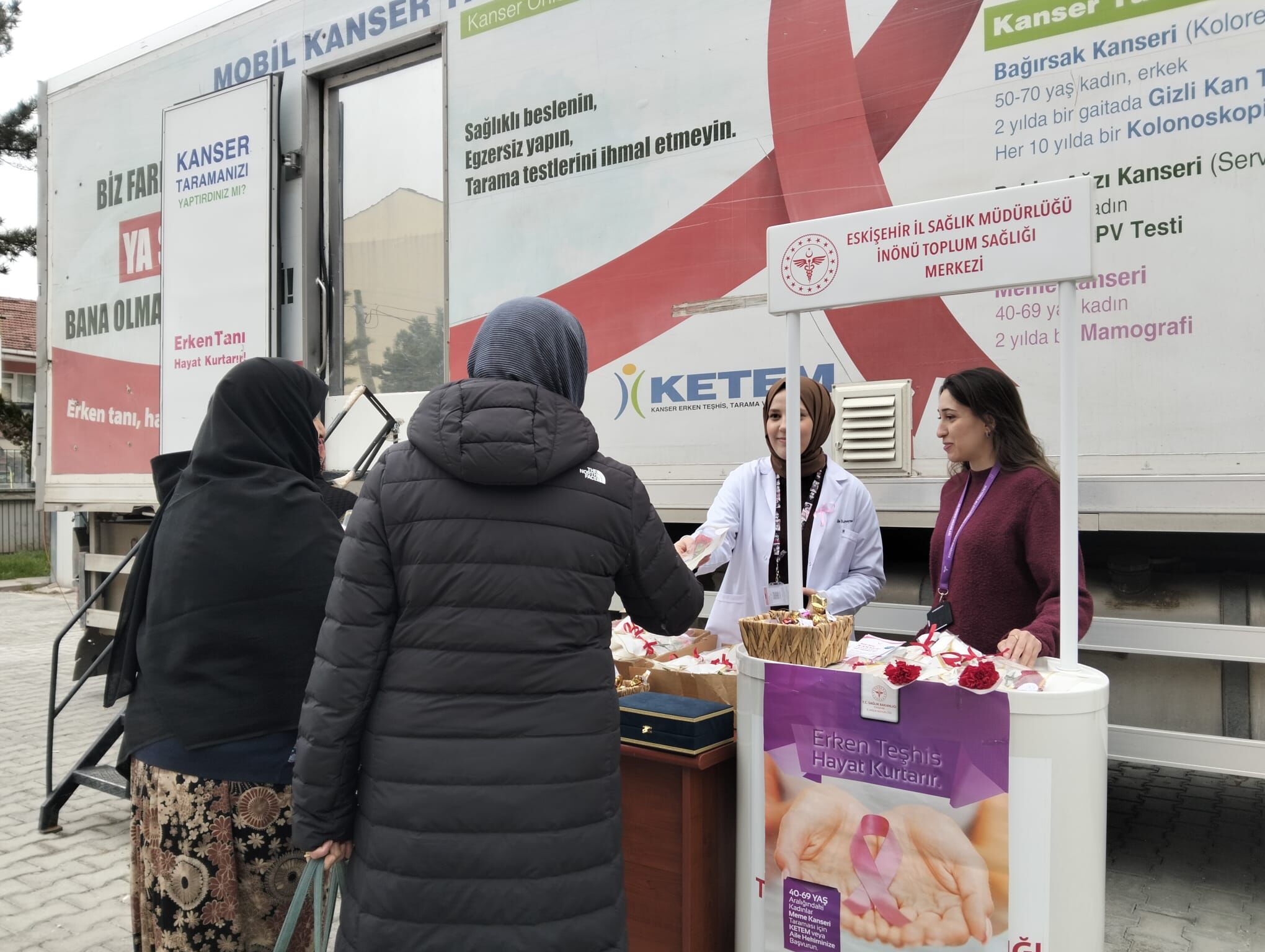 Eskişehir’de Kolorektal Kanser Farkındalığı İçin Stantlar Kuruldu (1)