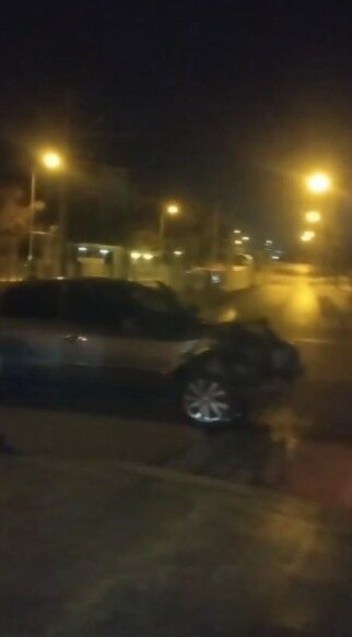 Eskişehir’de Kontrolden Çıkan Araç Ağaca Çarptı.-1