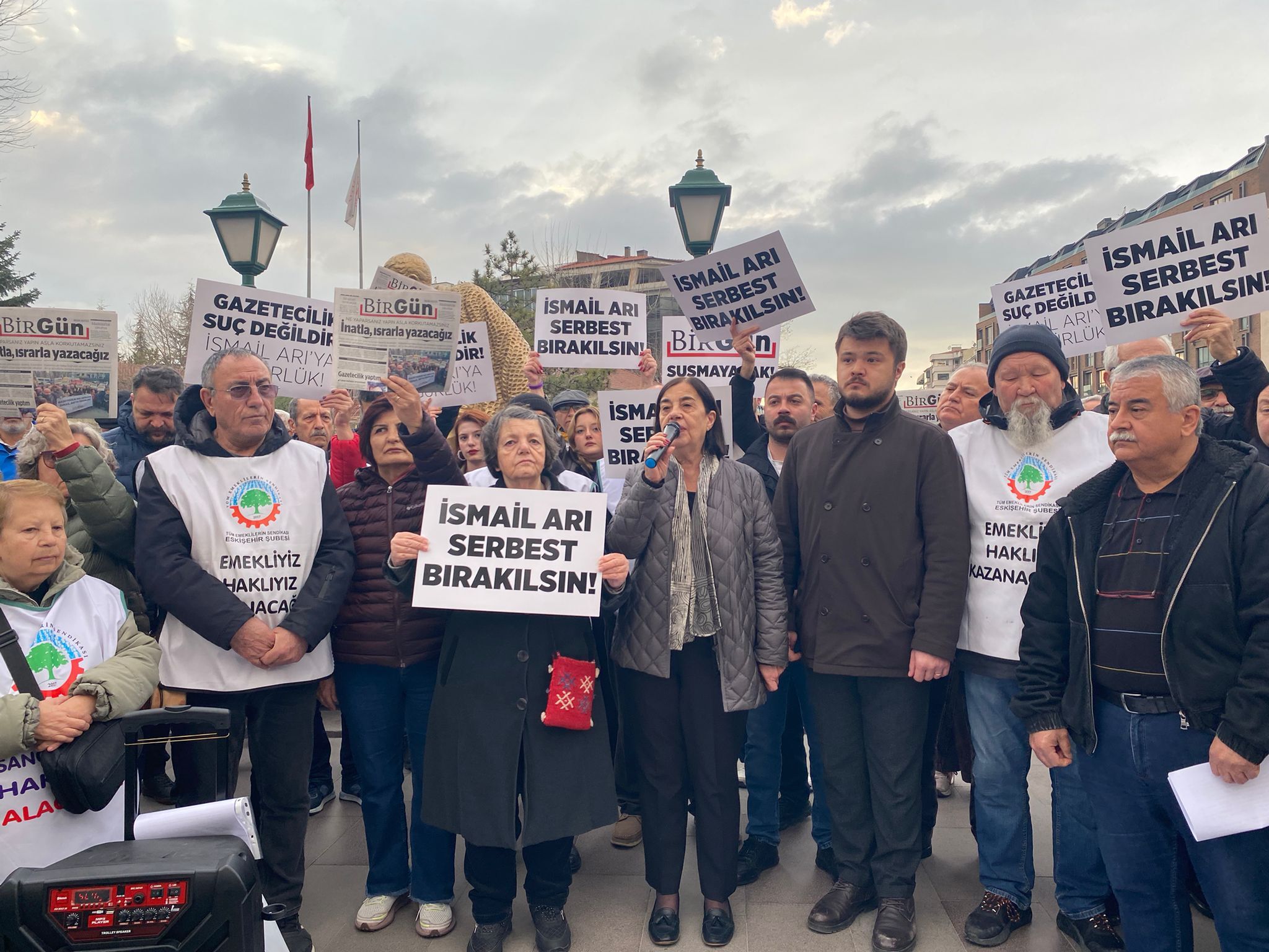 Eskişehir’den Gazeteci İsmail Arı’ya Destek (7)