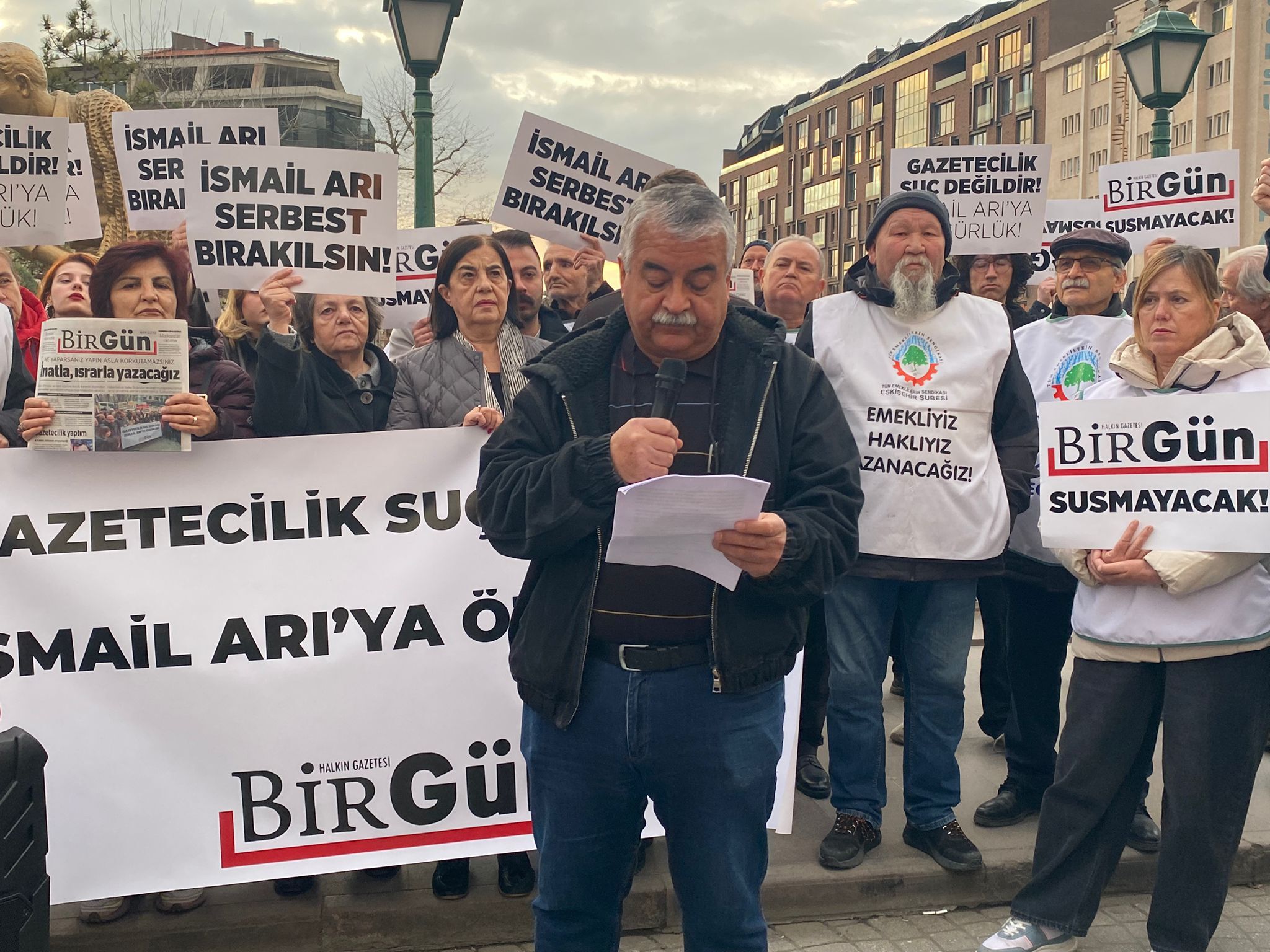 Eskişehir’den Gazeteci İsmail Arı’ya Destek (9)