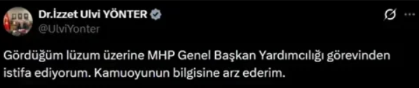 Mhp’de “Ajan” Çıkışı Sonrası İstifa (3)