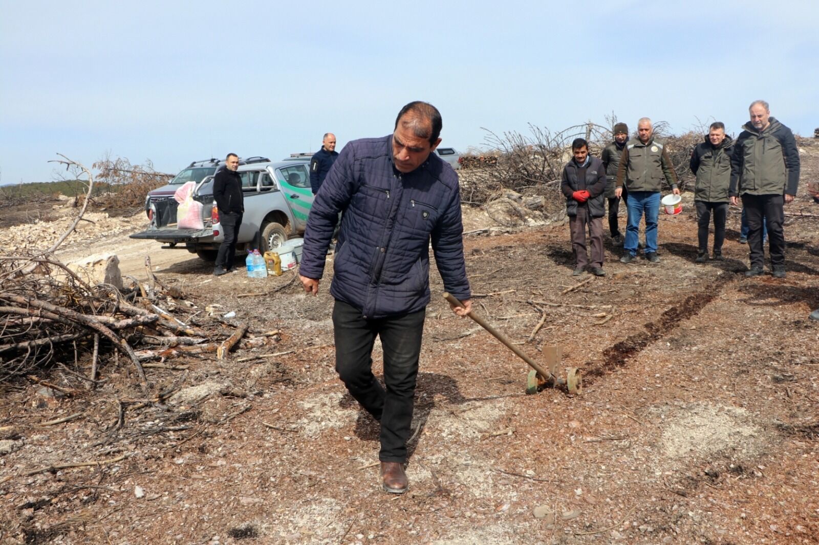 Seyitgazi’de Yanan Orman İçin Ağaçlandırma Başladı (6)