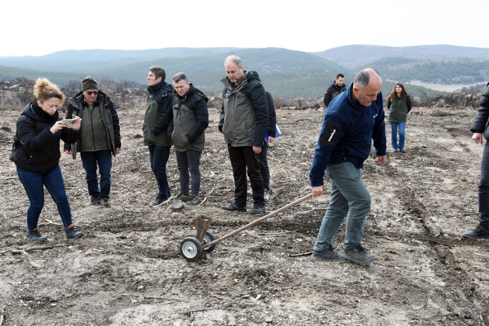 Seyitgazi’de Yanan Orman İçin Ağaçlandırma Başladı (7)