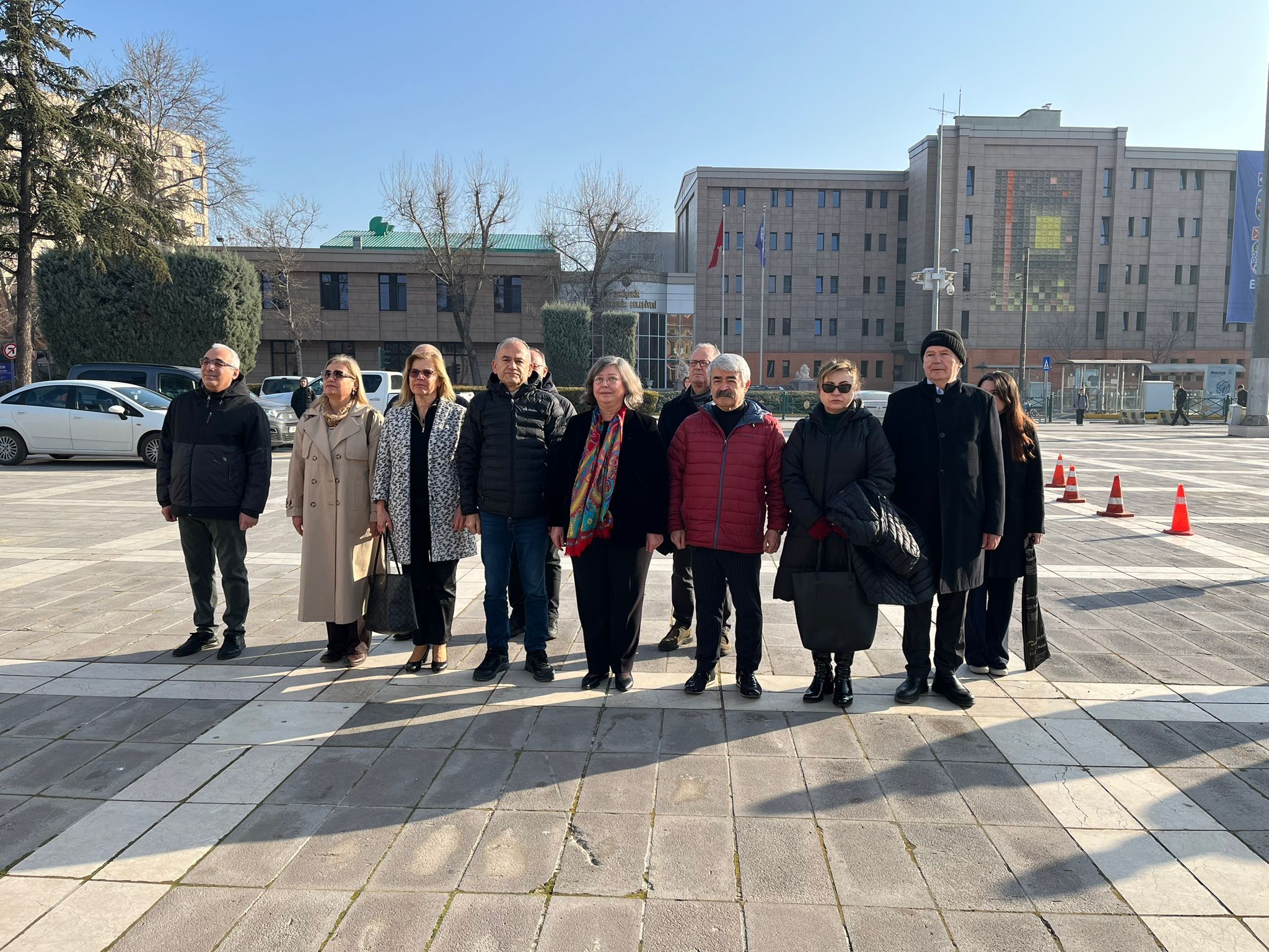 Tabip Odası 14 Mart’ta Atatürk Anıtına Çelenk Sundu (1)
