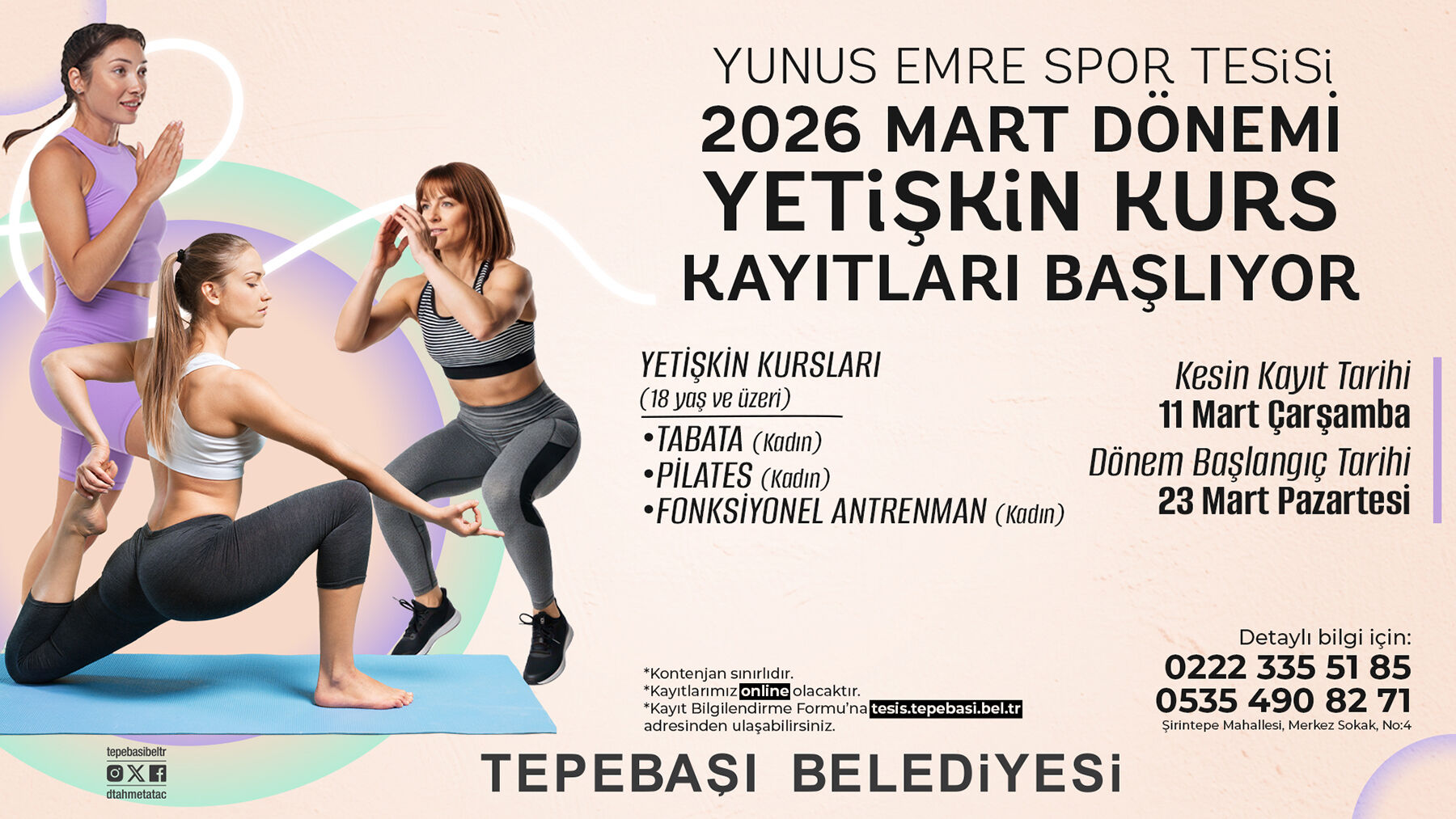 Tepebaşı’nda Yetişkin Spor Kursları İçin Kayıtlar Başladı (2)