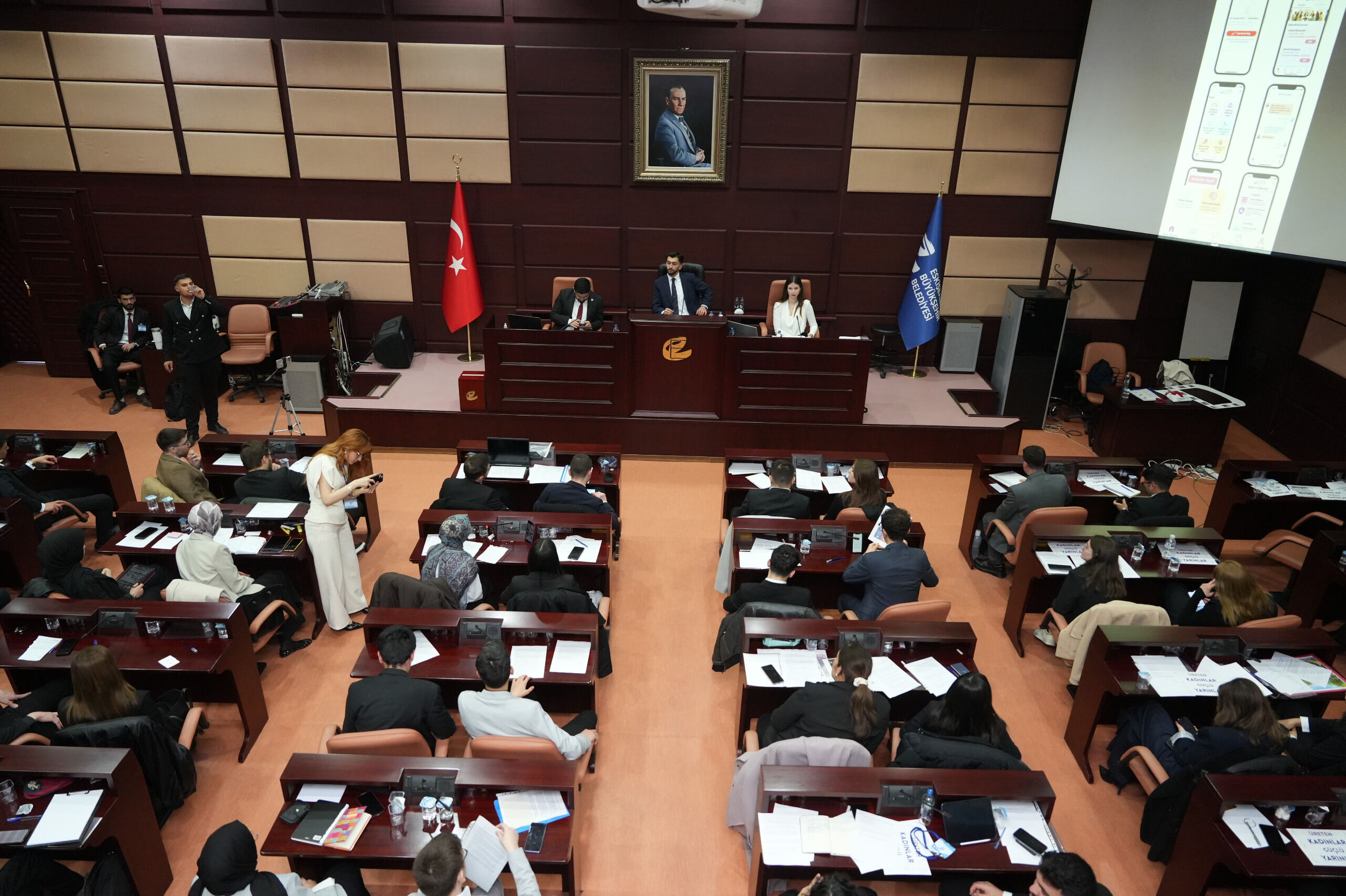 Üniversiteliler Belediye Meclisi Atmosferini Yaşadı (2)