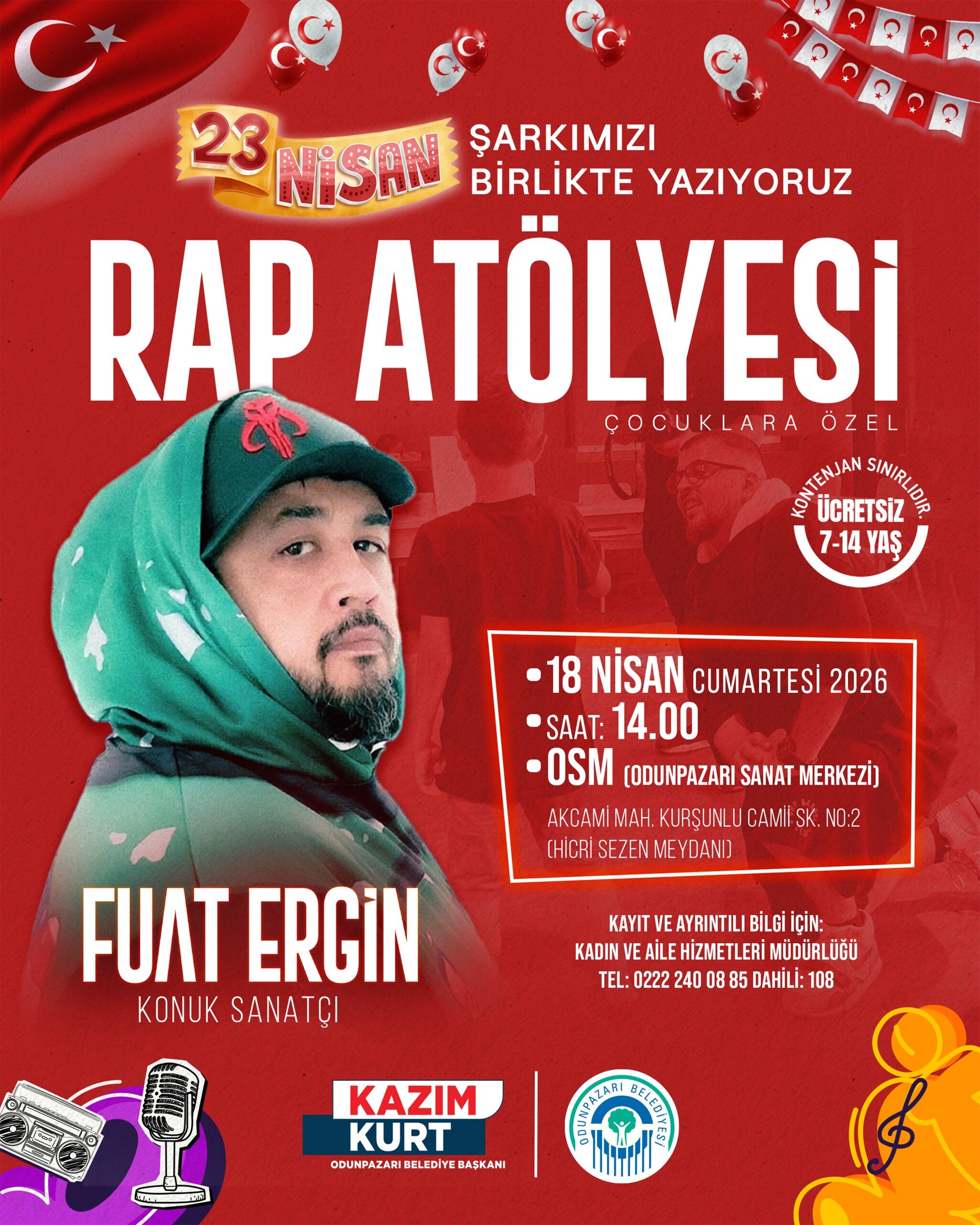 23 Nisan Coşkusu Rap Atölyesine Taşınıyor (2)