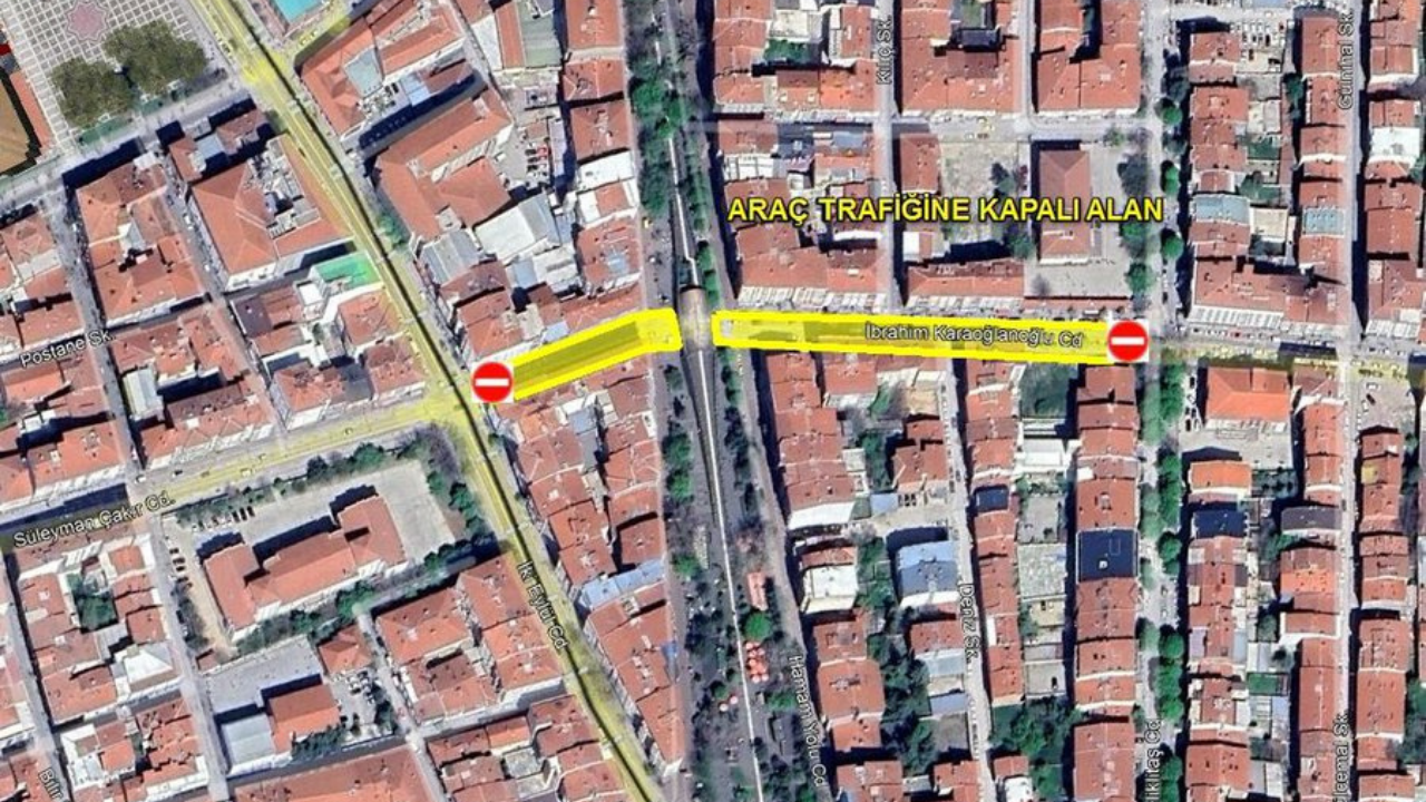 Çalışma Nedeniyle Trafiğe Kapatılacak Yerler Açıklandı (2)