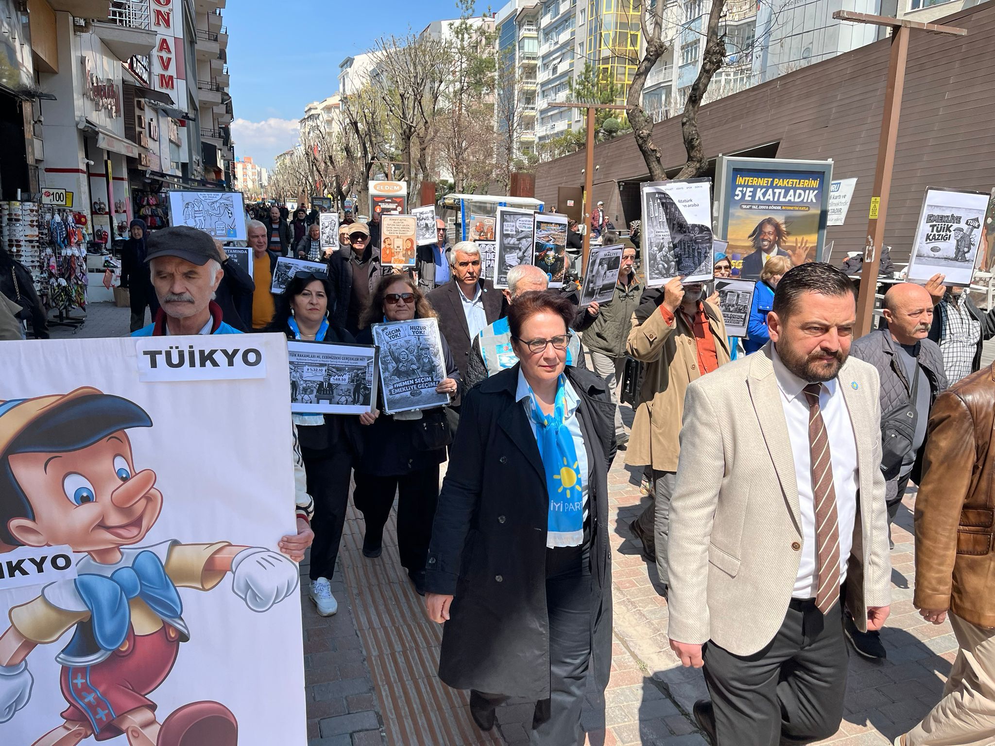 Eskişehir'de İyi Partiden Tüi̇k Verilerine Tepki Artık Yeter (4)