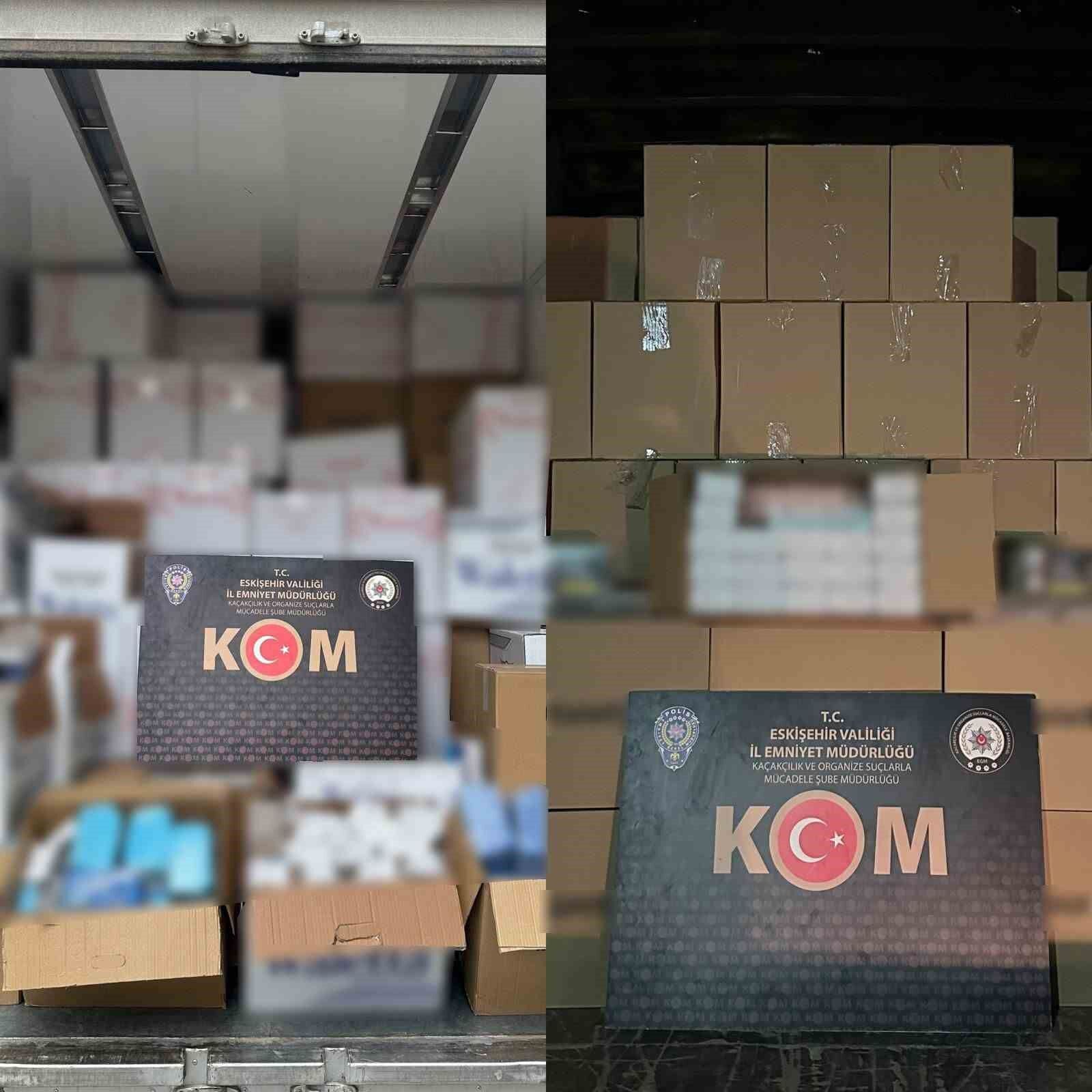 Eskişehir’de Kaçak Tütün Baskını 7 Gözaltı (2)