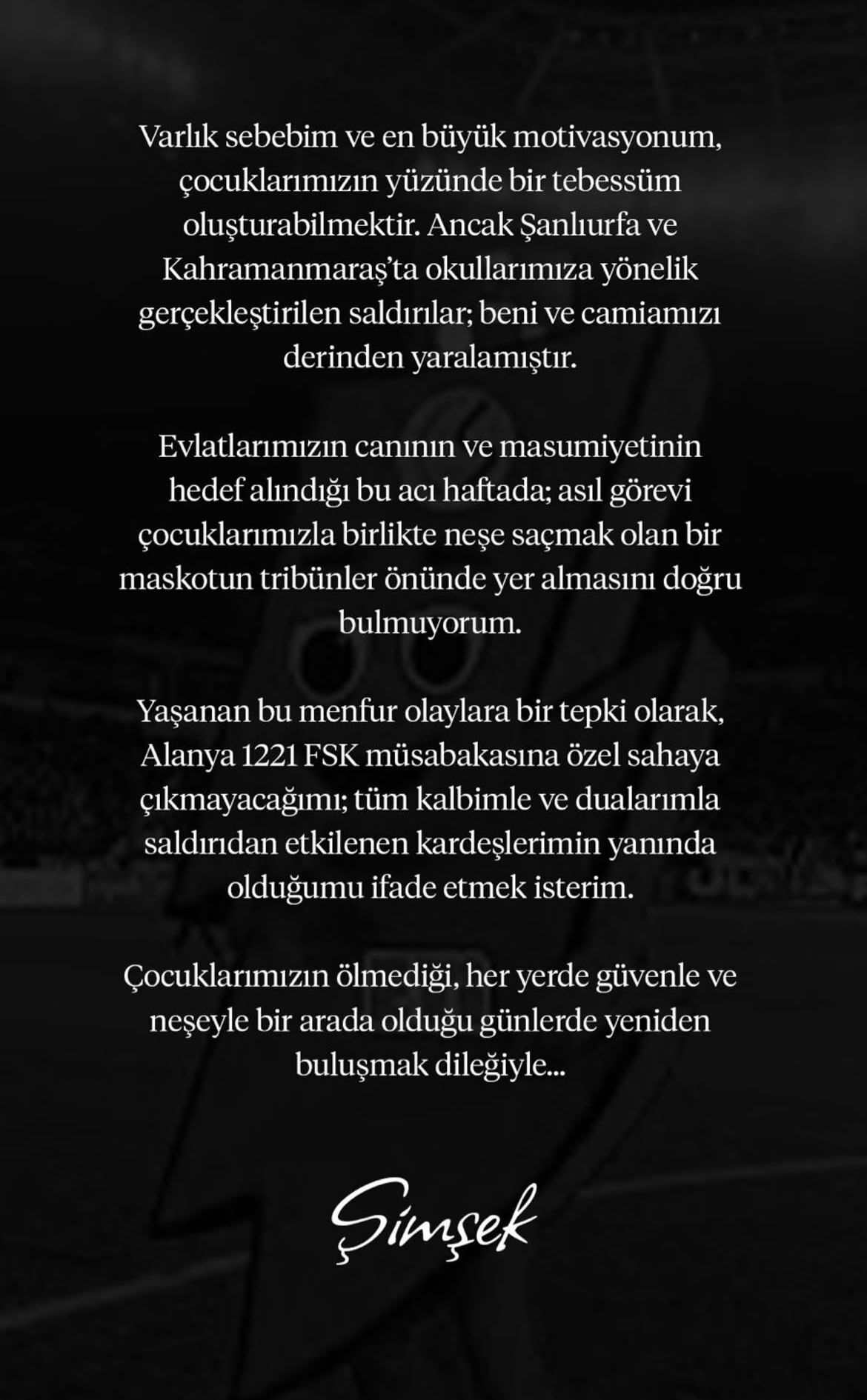 Eskişehirspor Maskotu Şimşek Maça Çıkmama Kararı Aldı (1)